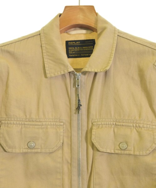 REPLAY（リプレイ）ブルゾン ベージュ サイズ:S メンズ/2200671532031