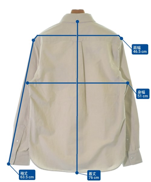 SEVEN（セブン）カジュアルシャツ ベージュ サイズ:S メンズ/2200658816055