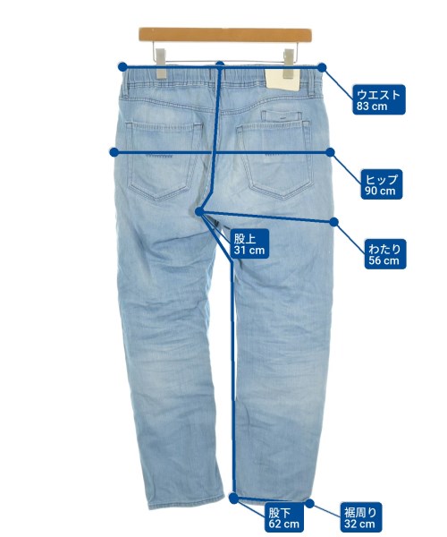 YANUK（ヤヌーク）デニムパンツ 青 サイズ:L メンズ/2200641486036