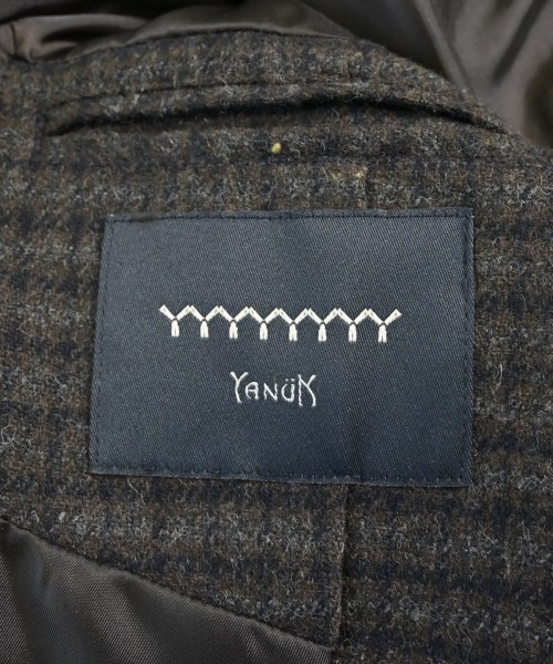 YANUK（ヤヌーク）テーラードジャケット 茶 サイズ:M メンズ/2200631098010