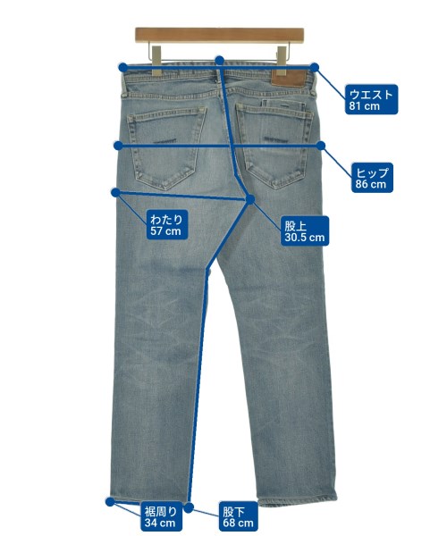 YANUK（ヤヌーク）デニムパンツ 紺 サイズ:32(L位) メンズ/2200675521123