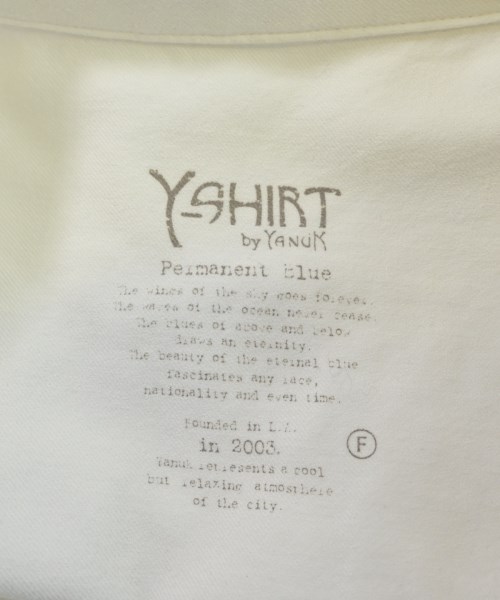 YANUK（ヤヌーク）カジュアルシャツ 白 サイズ:F メンズ/2200658661037