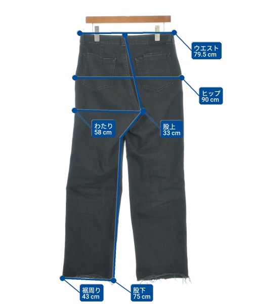 YANUK（ヤヌーク）デニムパンツ 黒 サイズ:M メンズ/2200659407016