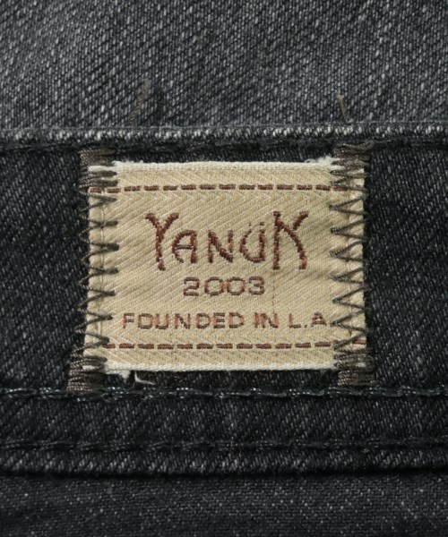 YANUK（ヤヌーク）デニムパンツ 黒 サイズ:28(S位) メンズ/2200711429024