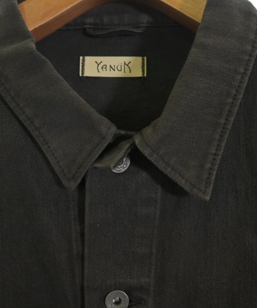 YANUK（ヤヌーク）デニムジャケット グレー サイズ:F メンズ/2200627809040