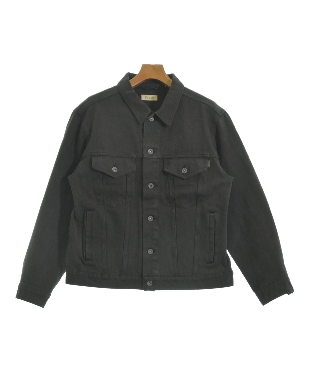 YANUK（ヤヌーク）デニムジャケット グレー サイズ:F メンズ