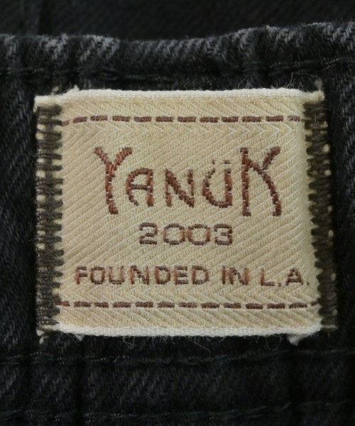 YANUK（ヤヌーク）デニムパンツ 黒 サイズ:M メンズ/2200652606089