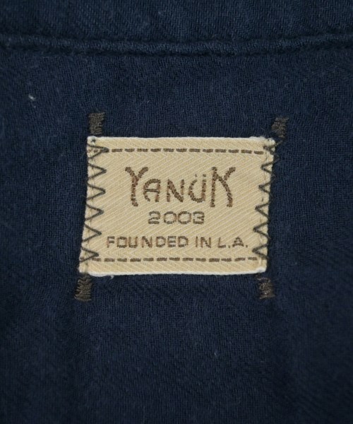 YANUK（ヤヌーク）カジュアルシャツ 紺 サイズ:L メンズ/2200663497058