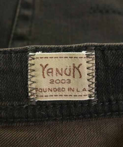YANUK（ヤヌーク）デニムパンツ 茶 サイズ:31(M位) メンズ/2200730065036
