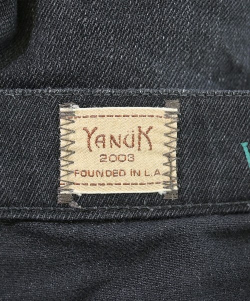 YANUK（ヤヌーク）デニムパンツ 黒 サイズ:28(S位) メンズ/2200724688098