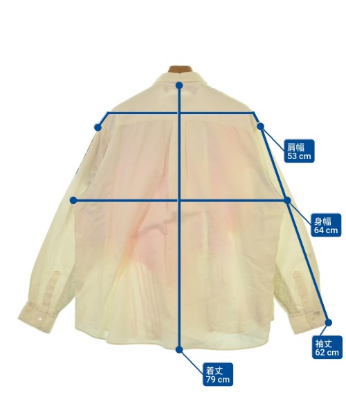 NOZOMI ISHIGURO（ノゾミイシグロ）カジュアルシャツ 白 サイズ:ONE メンズ/2200627042027