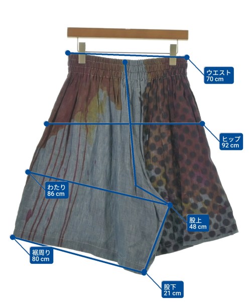 NOZOMI ISHIGURO（ノゾミイシグロ）ショートパンツ 青 サイズ:M メンズ/2200627042041