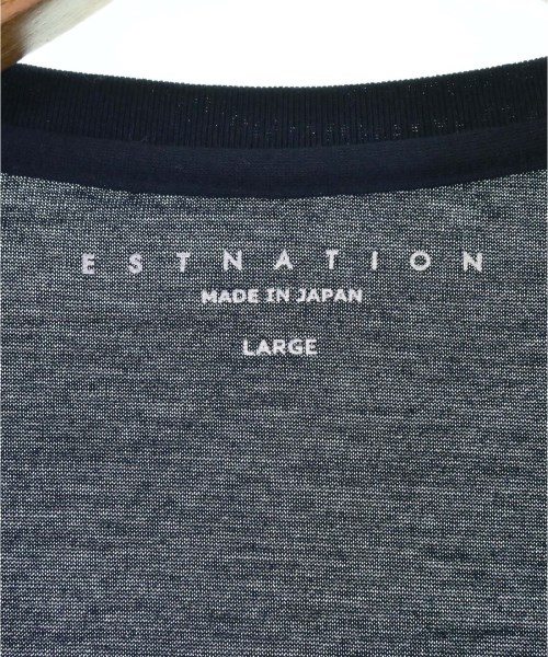 ESTNATION（エストネーション）Tシャツ・カットソー 紺 サイズ:L メンズ/2200476089099