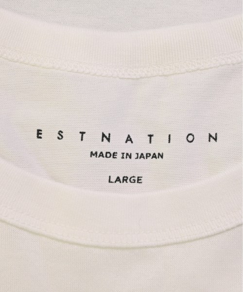 ESTNATION（エストネーション）Tシャツ・カットソー 白 サイズ:L メンズ/2200498859106