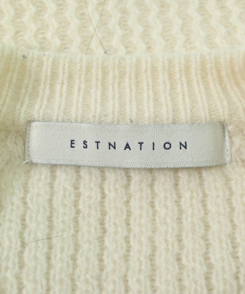 ESTNATION（エストネーション）ニット・セーター 白 サイズ:M メンズ/2200626920111