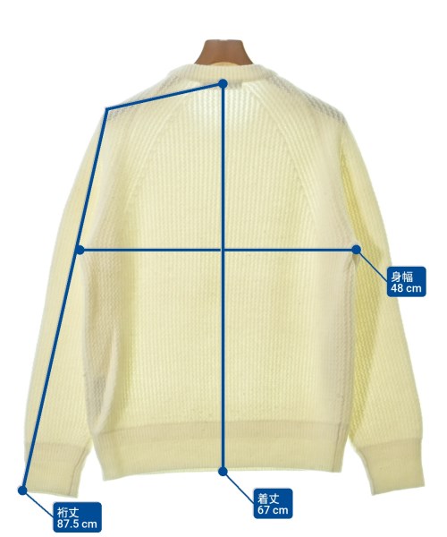 ESTNATION（エストネーション）ニット・セーター 白 サイズ:M メンズ/2200626920111