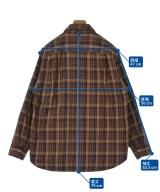 ESTNATION（エストネーション）カジュアルシャツ 茶 サイズ:-(L位) メンズ/2200635995025