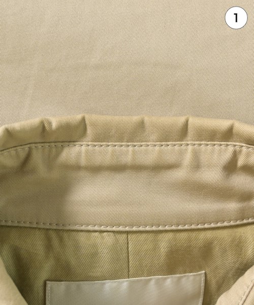 ESTNATION（エストネーション）ステンカラーコート ベージュ サイズ:38(M位) メンズ/2200636755024