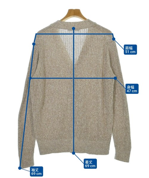 ESTNATION（エストネーション）カーディガン ベージュ サイズ:L メンズ/2200615636054