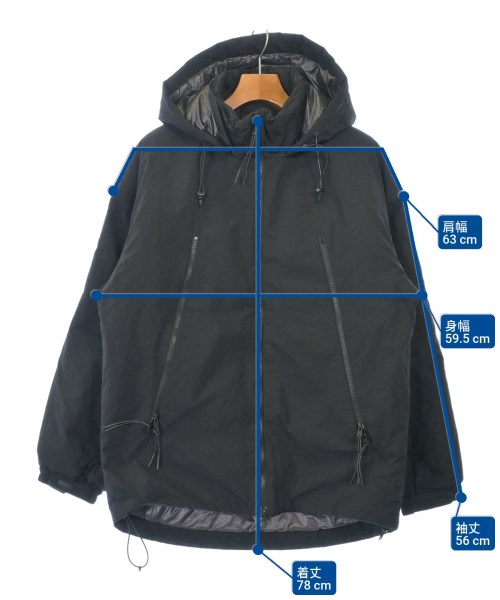 ESTNATION（エストネーション）ダウンジャケット/ダウンベスト 黒 サイズ:M メンズ/2200640034054