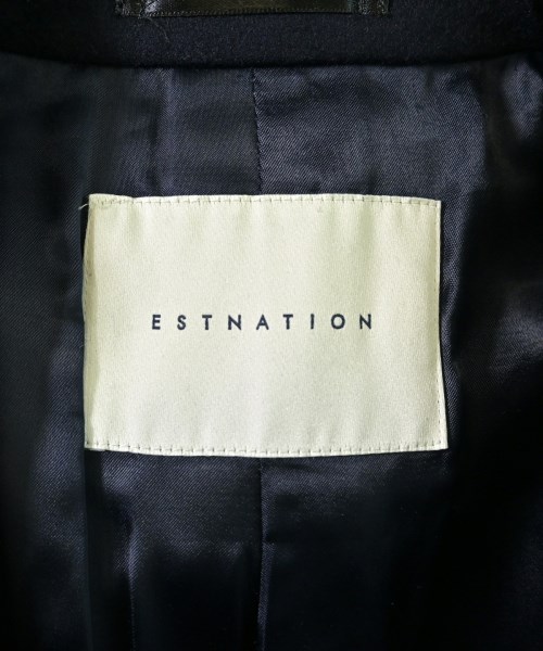 ESTNATION（エストネーション）チェスターコート 紺 サイズ:S メンズ/2200641574016