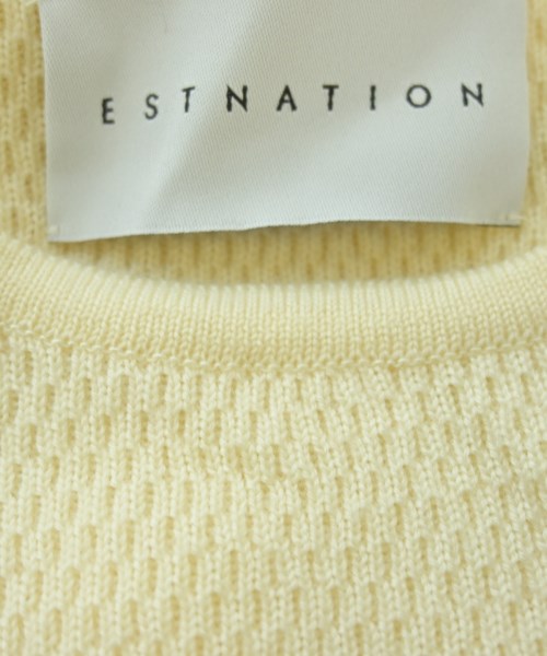 ESTNATION（エストネーション）ニット・セーター 白 サイズ:M メンズ/2200624991021