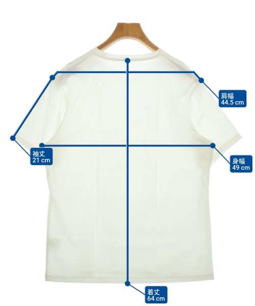 ESTNATION（エストネーション）Tシャツ・カットソー 白 サイズ:M メンズ/2200615773025