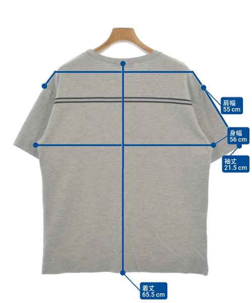 ESTNATION（エストネーション）Tシャツ・カットソー グレー サイズ:L メンズ/2200621044058
