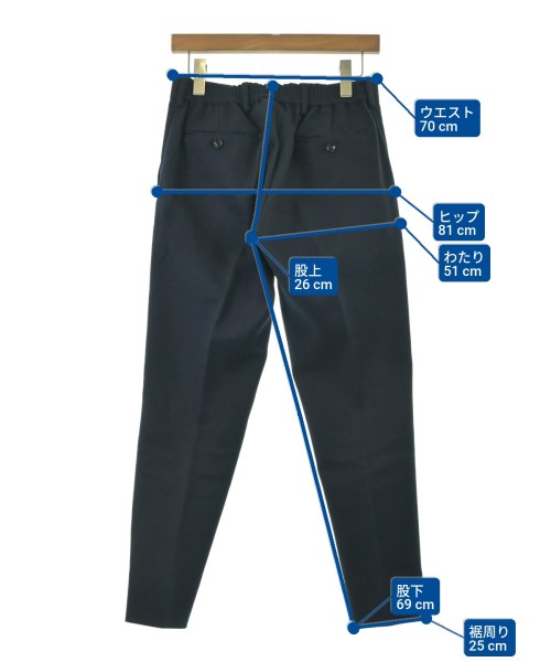 ESTNATION（エストネーション）スラックス 紺 サイズ:S メンズ/2200674721524