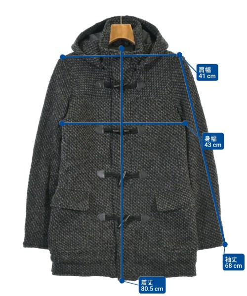 ESTNATION（エストネーション）ダッフルコート グレー サイズ:M メンズ/2200673449016