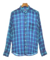 ESTNATION（エストネーション）カジュアルシャツ 青 サイズ:L メンズ/2200672710094