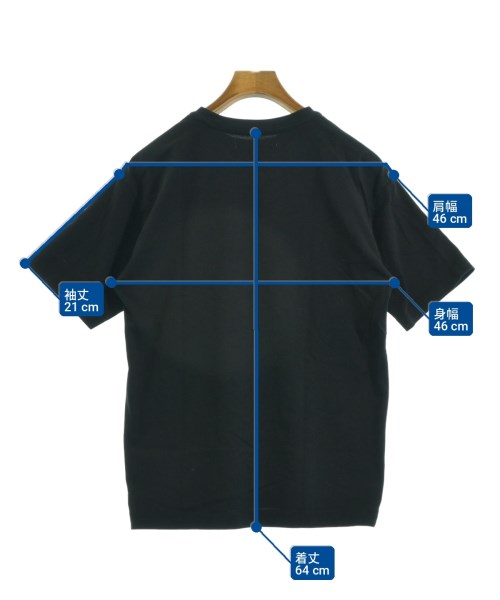 ESTNATION（エストネーション）Tシャツ・カットソー 黒 サイズ:S メンズ/2200698445048