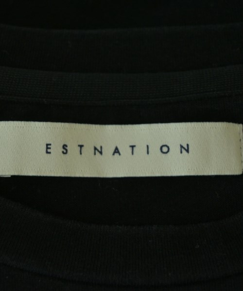 ESTNATION（エストネーション）Tシャツ・カットソー 黒 サイズ:S メンズ/2200698445055