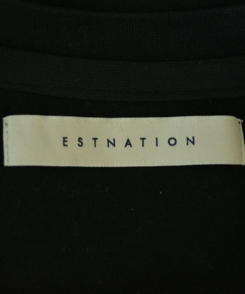 ESTNATION（エストネーション）Tシャツ・カットソー 黒 サイズ:S メンズ/2200698445062
