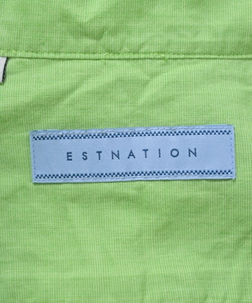 ESTNATION（エストネーション）カジュアルシャツ 緑 サイズ:M メンズ/2200698718173