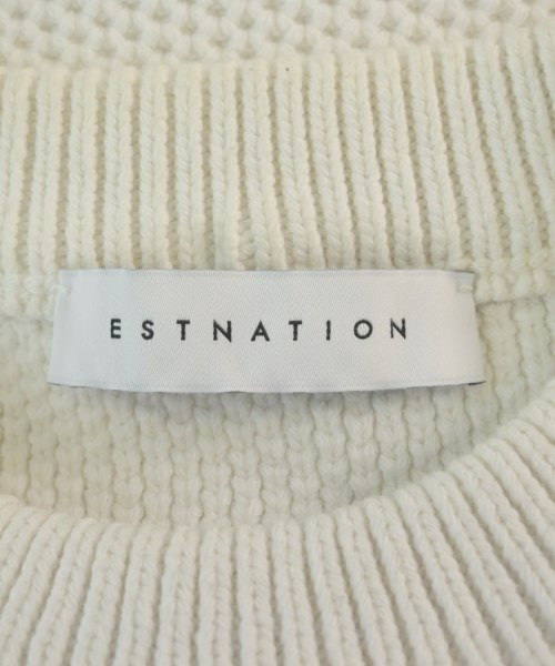 ESTNATION（エストネーション）ニット・セーター 白 サイズ:L メンズ/2200660923031