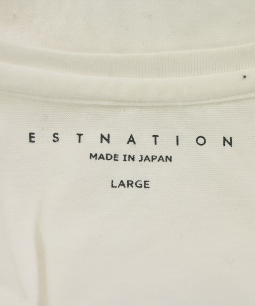 ESTNATION（エストネーション）Tシャツ・カットソー 白 サイズ:L メンズ/2200660923086