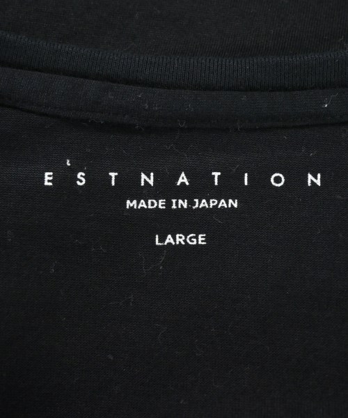 ESTNATION（エストネーション）Tシャツ・カットソー 黒 サイズ:L メンズ/2200663236039