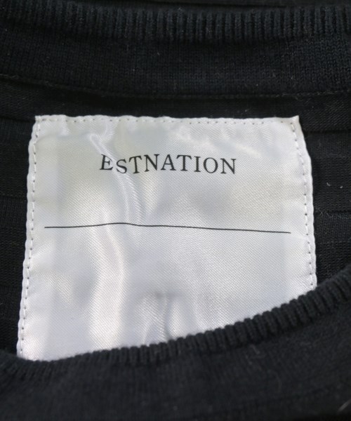 ESTNATION（エストネーション）Tシャツ・カットソー 黒 サイズ:S メンズ/2200736389020