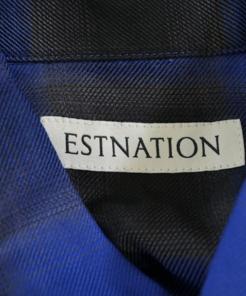 ESTNATION（エストネーション）カジュアルシャツ 青 サイズ:M メンズ/2200722384039