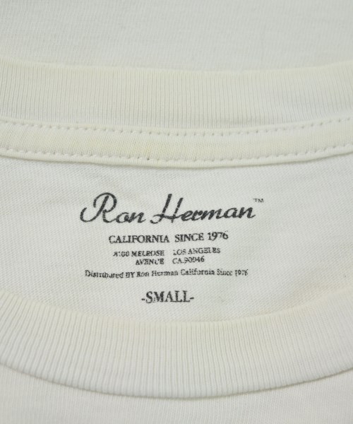 Ron Herman California（ロンハーマンカリフォルニア）Tシャツ・カットソー 白 サイズ:S メンズ/2200642833051