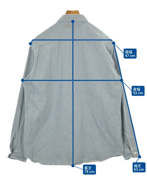 Ron Herman California（ロンハーマンカリフォルニア）カジュアルシャツ 青 サイズ:M メンズ/2200625733071