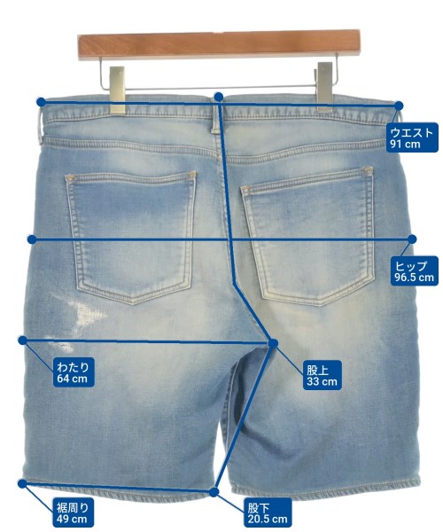 Ron Herman California（ロンハーマンカリフォルニア）ショートパンツ 青 サイズ:L メンズ/2200632800049