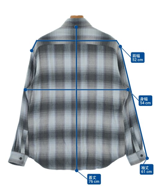 Ron Herman California（ロンハーマンカリフォルニア）カジュアルシャツ グレー サイズ:M メンズ/2200618949205