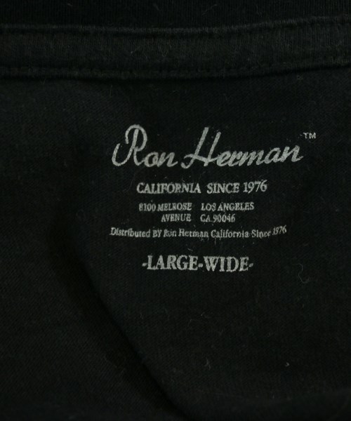 Ron Herman California（ロンハーマンカリフォルニア）Tシャツ・カットソー 黒 サイズ:L メンズ/2200614565065