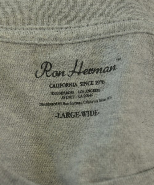 Ron Herman California（ロンハーマンカリフォルニア）Tシャツ・カットソー グレー サイズ:L メンズ/2200614565072