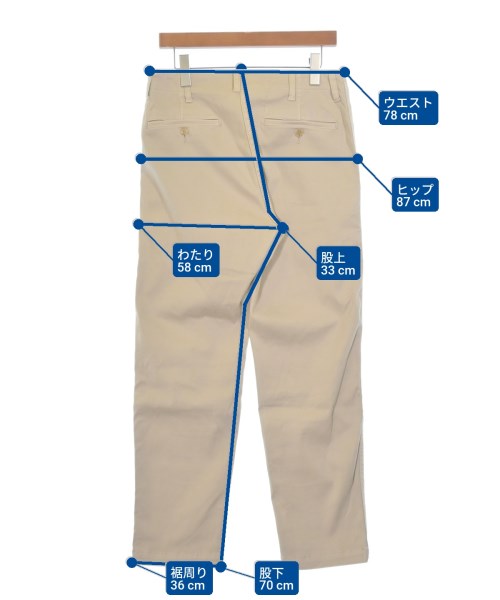 Ron Herman California（ロンハーマンカリフォルニア）チノパン ベージュ サイズ:S メンズ/2200666719089