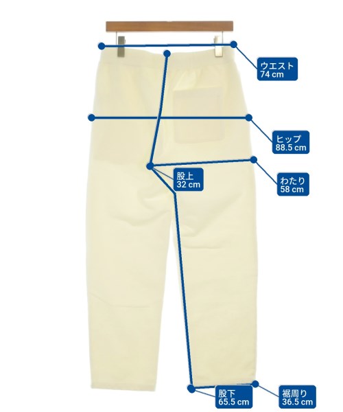 Ron Herman California（ロンハーマンカリフォルニア）スウェットパンツ 白 サイズ:M メンズ/2200666719126