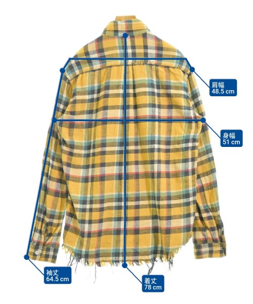 Ron Herman California（ロンハーマンカリフォルニア）カジュアルシャツ 黄 サイズ:L メンズ/2200675396028