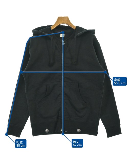 Ron Herman California（ロンハーマンカリフォルニア）パーカー 黒 サイズ:M メンズ/2200674505124